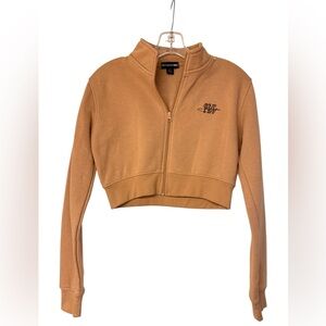 PrettyLittleThing Camel Bomber Sweatshirt